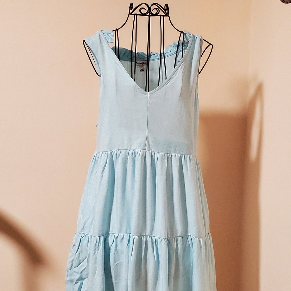 Love, Fire blue sleeveless dress size M